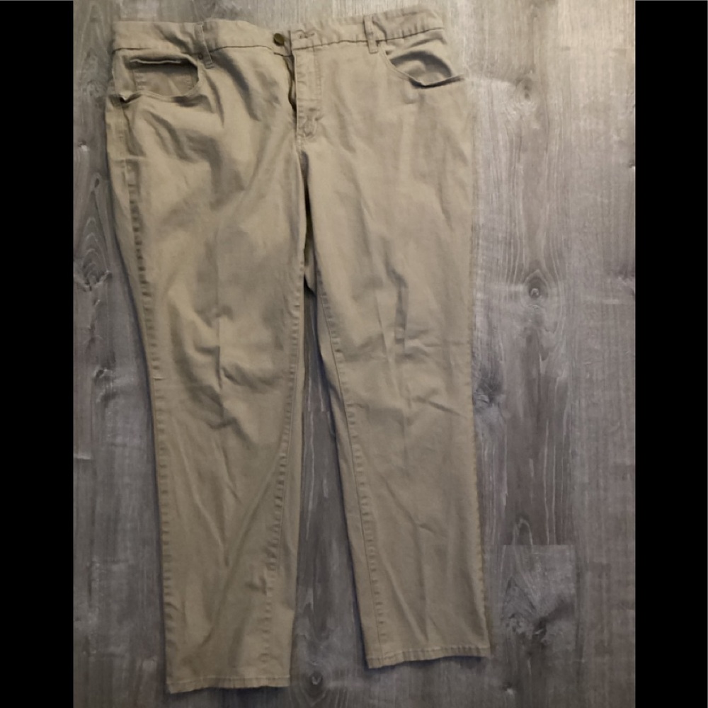 Faded Glory Women’s khaki jeans. Size 22